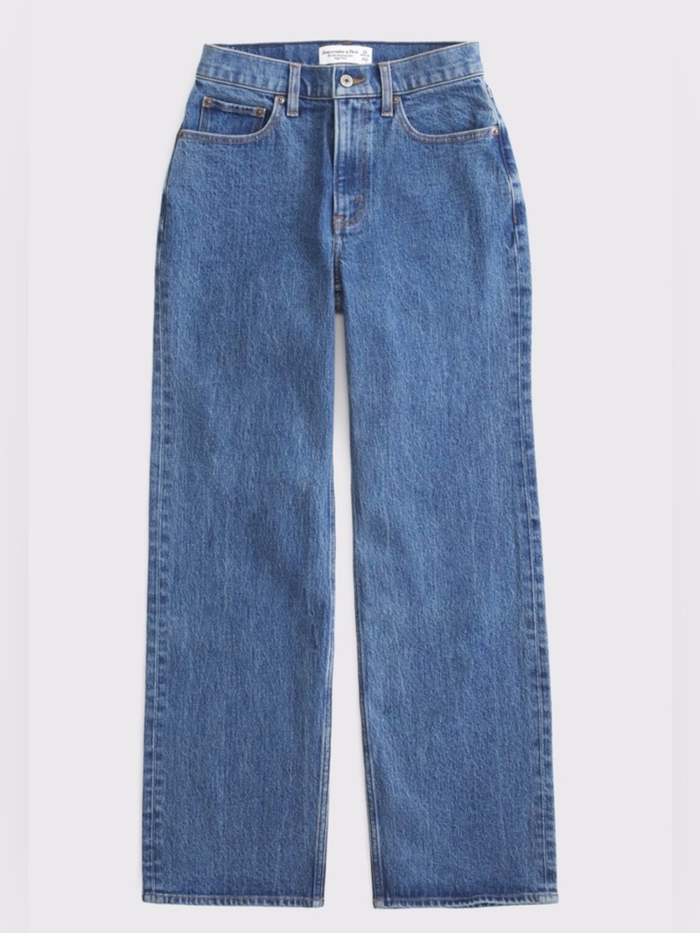 Abercrombie Curve Love - high rise 90s relaxed jean- 28